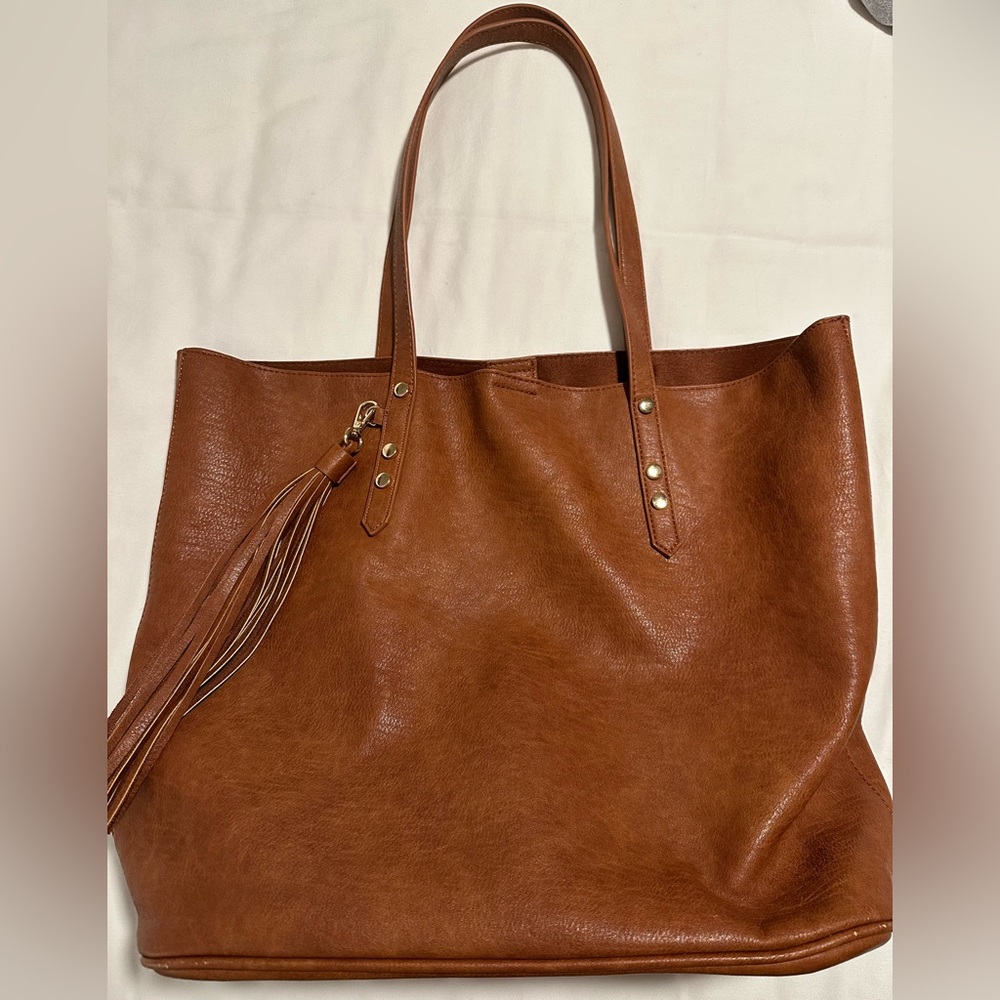 Elegant Brown Tote Bag